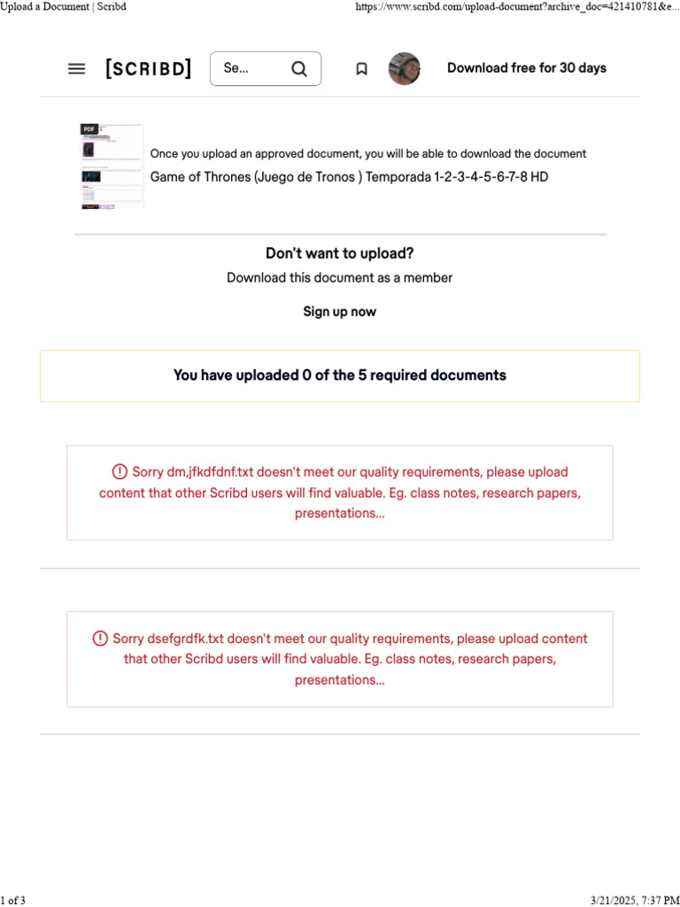 Upload A Document - Scribd | PDF | Scribd | Digital Technology