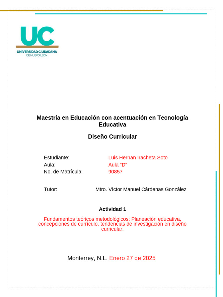 Diseño Curricular en Educación Tecnológica | PDF | Plan de estudios ...