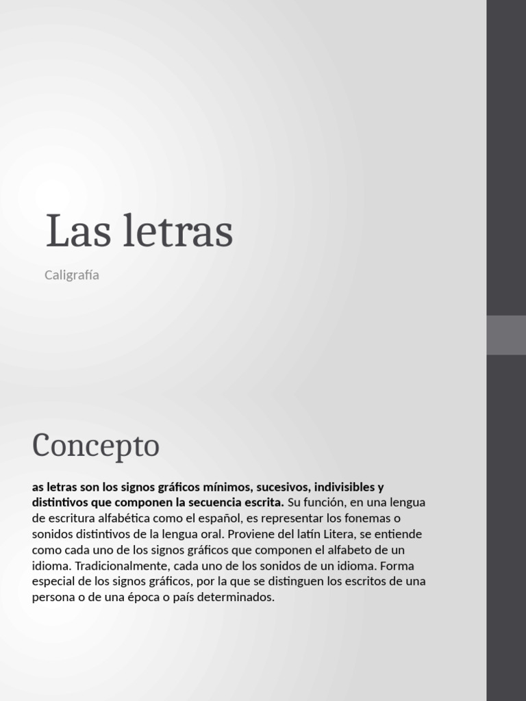 Historia y función de las letras | PDF