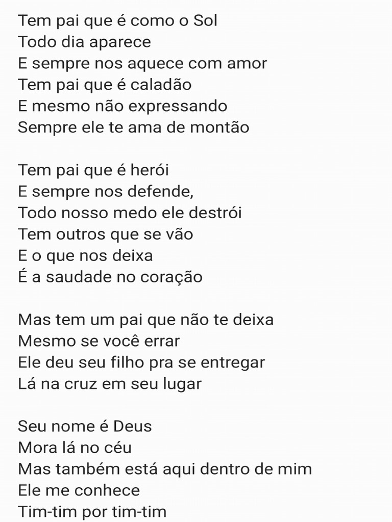 Letra Música | PDF
