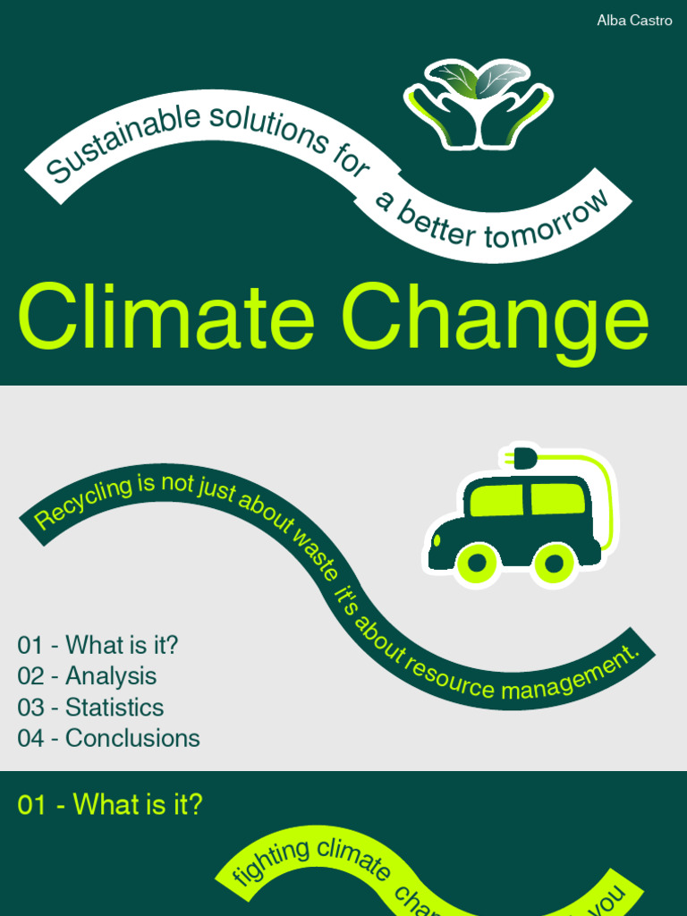 Sustainable Solutions For | PDF | Climate Change | Earth Sciences
