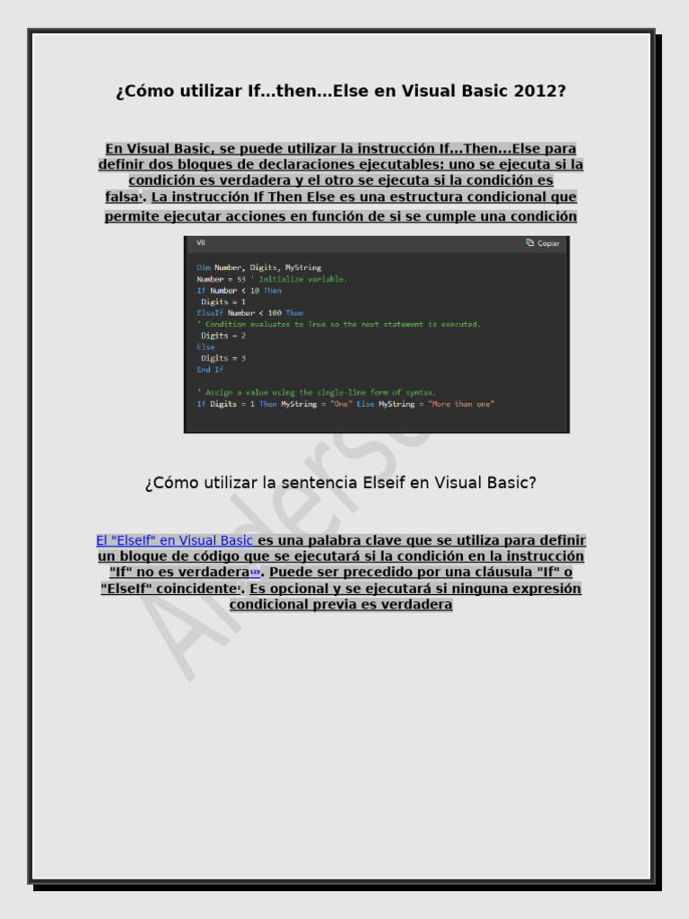 Cómo Utilizar If Tarea de Progra S | PDF