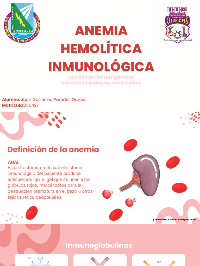 Anemia Hemolítica Inmunológica: Tipos y Causas | PDF | Sangre ...