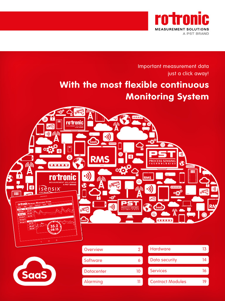 Rotronic SaaS Monitoring System Overview | PDF | Software As A Service ...