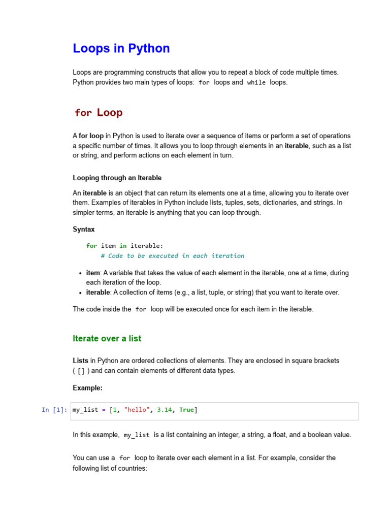 Loops in Python - Jupyter Notebook_52643069955dc0969f5fd149850a7462 ...