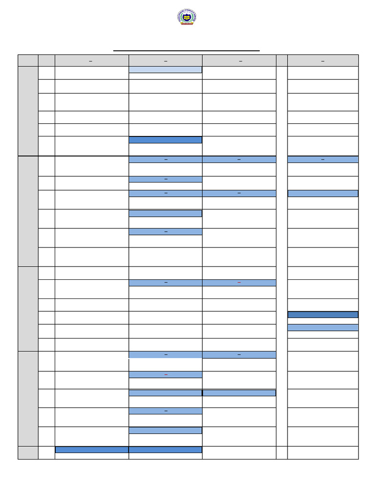 5th Edition Class Routine Spring 25 HSC Dip | PDF | Electrical ...