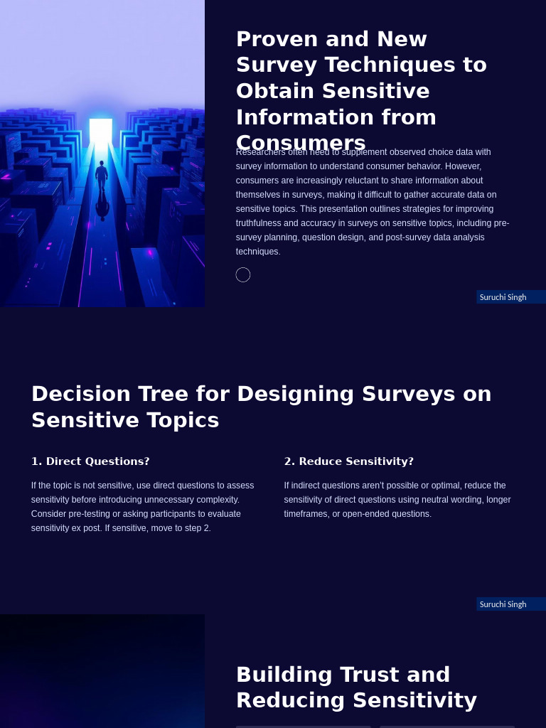 Effective Survey Techniques for Sensitive Data | PDF | Methodology ...