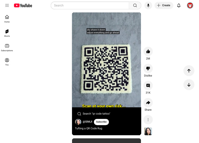 Tufting A QR Code Rug - YouTube | PDF