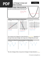 AP Precalculus 1.2: Rates of Change | PDF | Derivative | Function ...