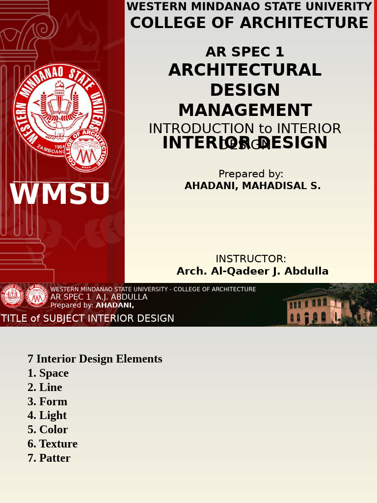 Ahadani Spec Interiorreport 010309 | PDF | Interior Design | Space