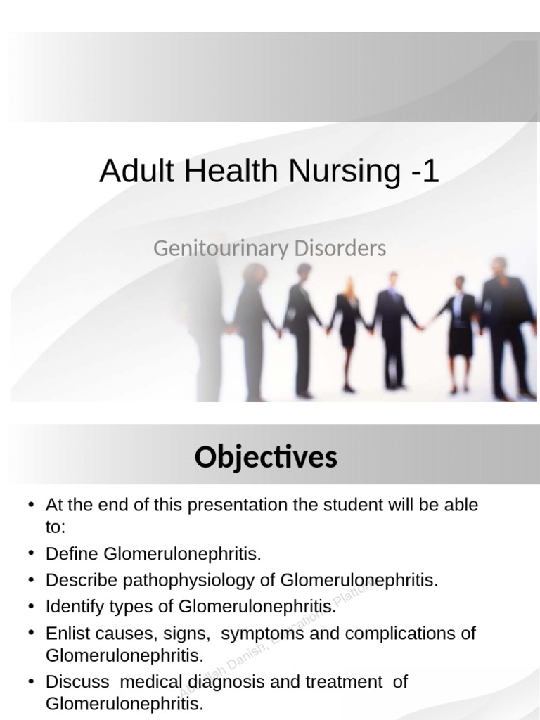 Glomerulonephritis Overview and Nursing Care | PDF | Edema | Hypertension