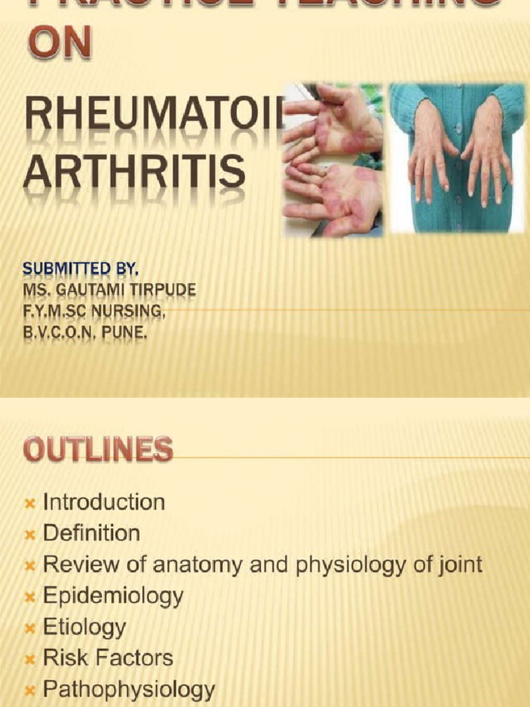 Rheumatoid Arthritis | PDF