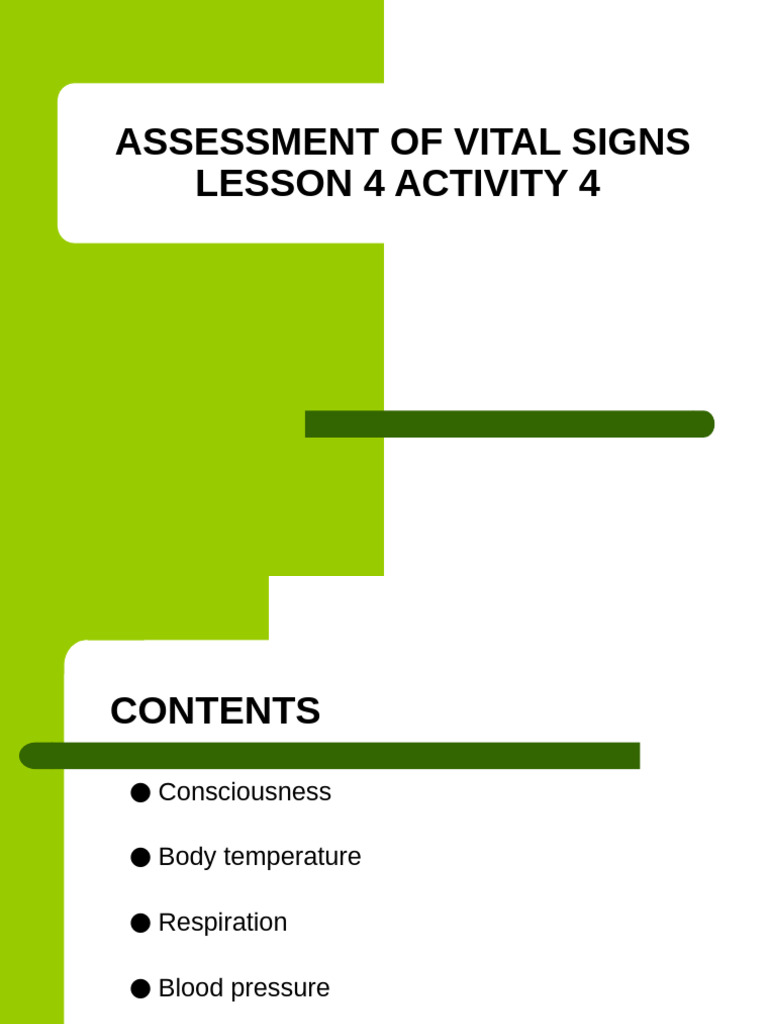 Vital Signs Assessment Guide | PDF | Pulse | Blood Pressure