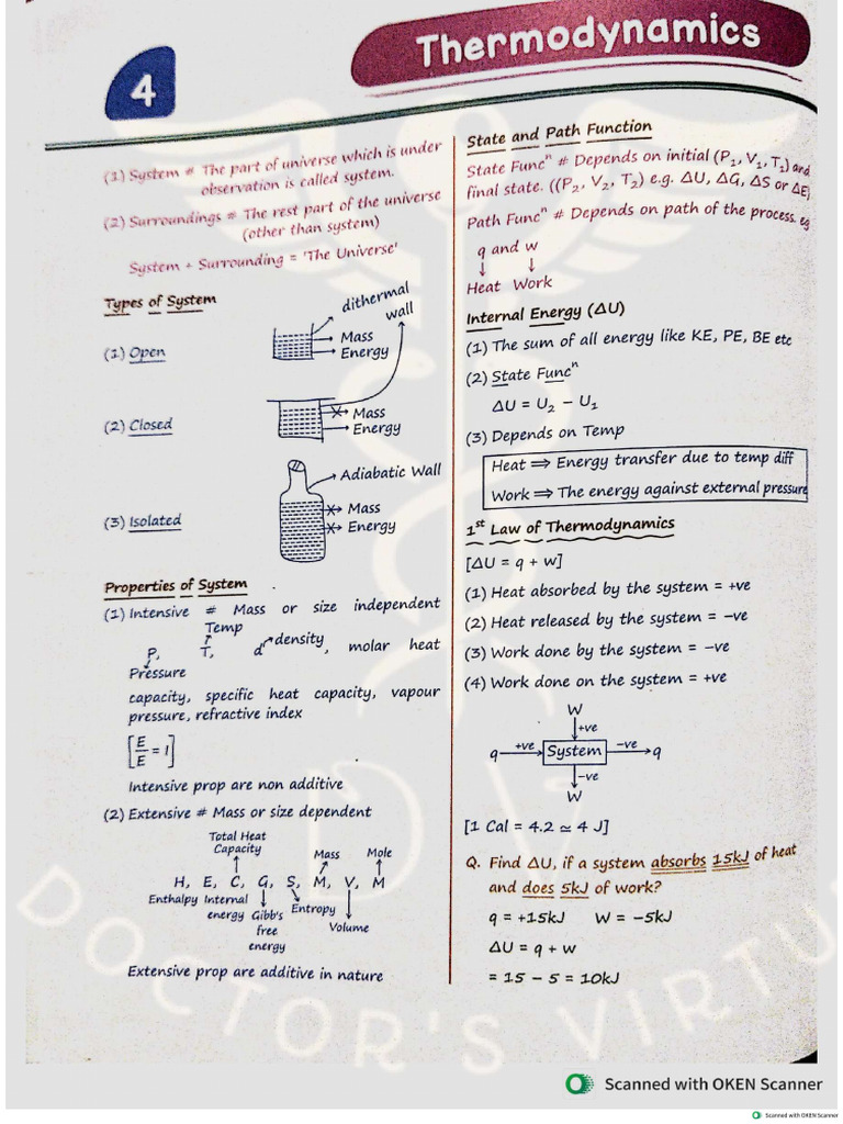 Thermodynamics | PDF