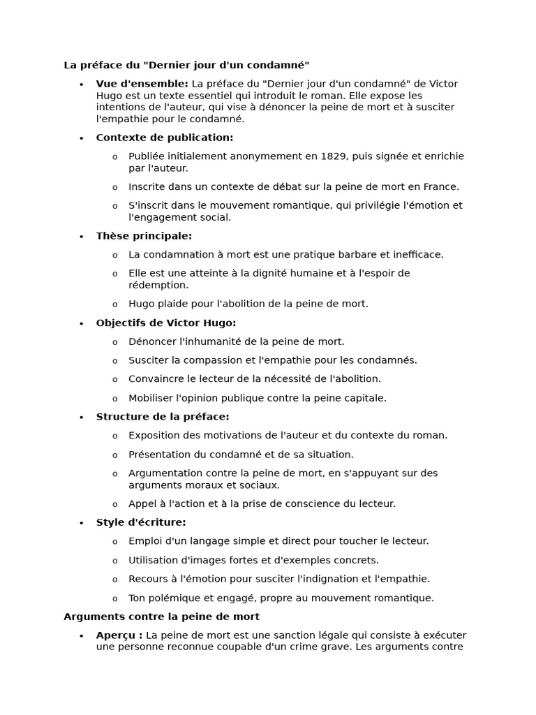 Arguments contre la peine de mort | PDF | Peine capitale | Argumentation