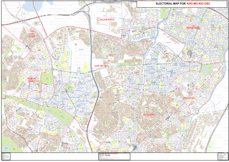 Ang Mo Kio GRC Electoral Map 2025 | PDF