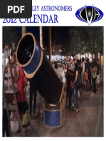 2012 CVA Calendar