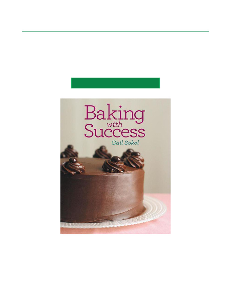 Baking with Success Guide Download | PDF