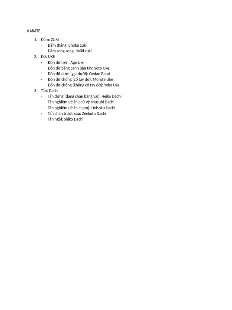 Karate | PDF