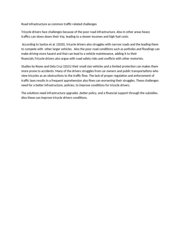 Tricycle driver-WPS Office | PDF