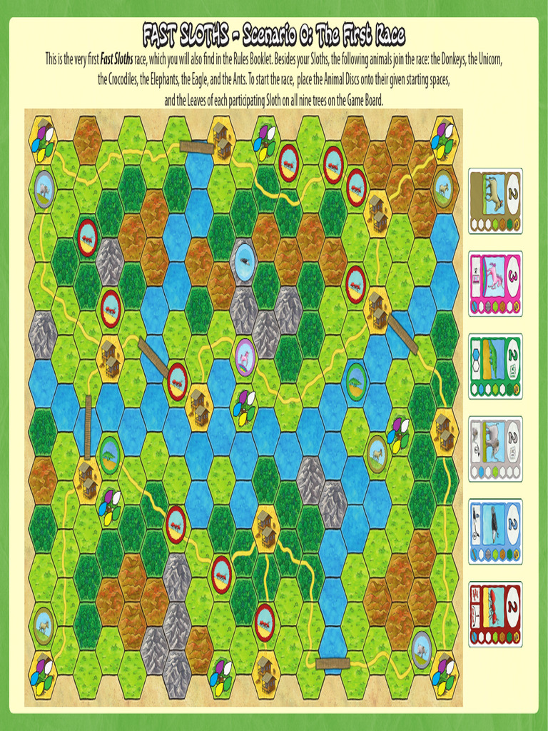 Fast Sloths Race: Scenario 0 Guide | PDF
