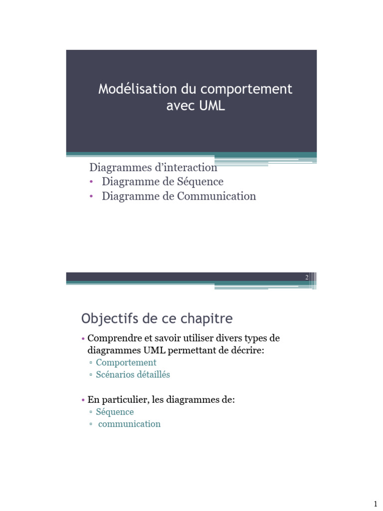 Modélisation UML : Diagrammes d'interaction | PDF | Caissier ...