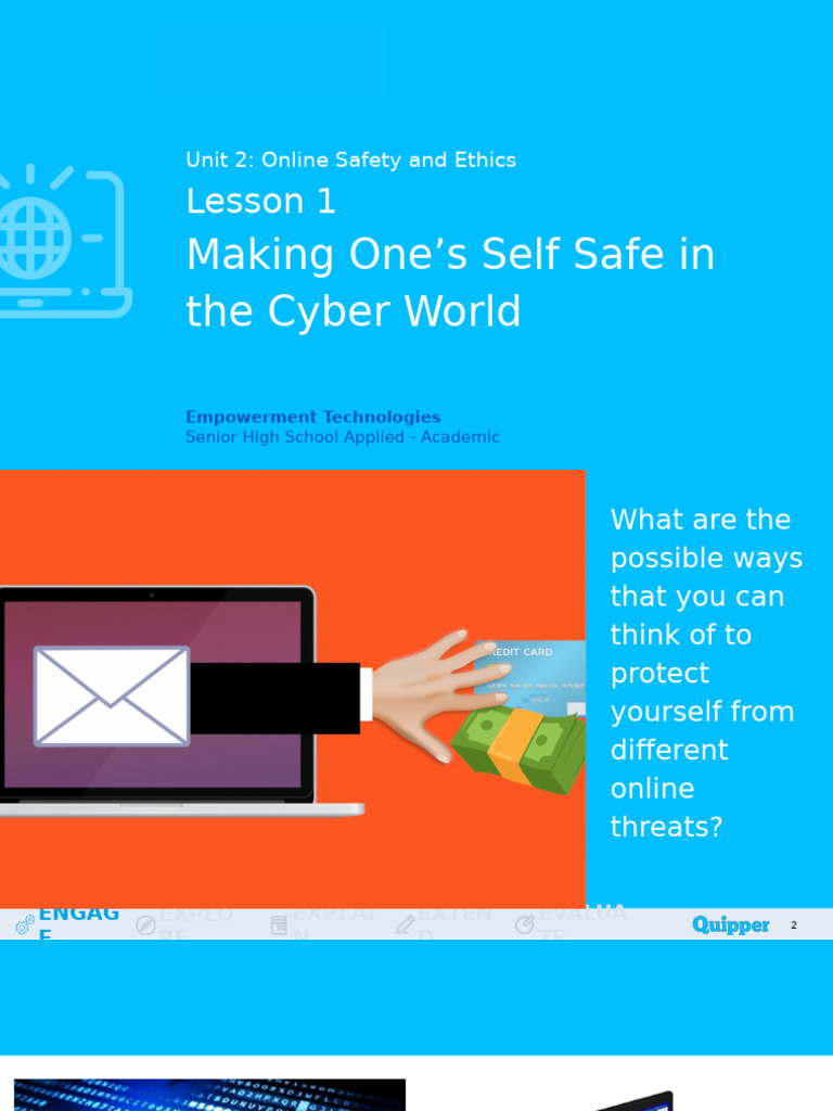 Online Safety and Cyber Ethics Guide | PDF | Malware | Cyberspace