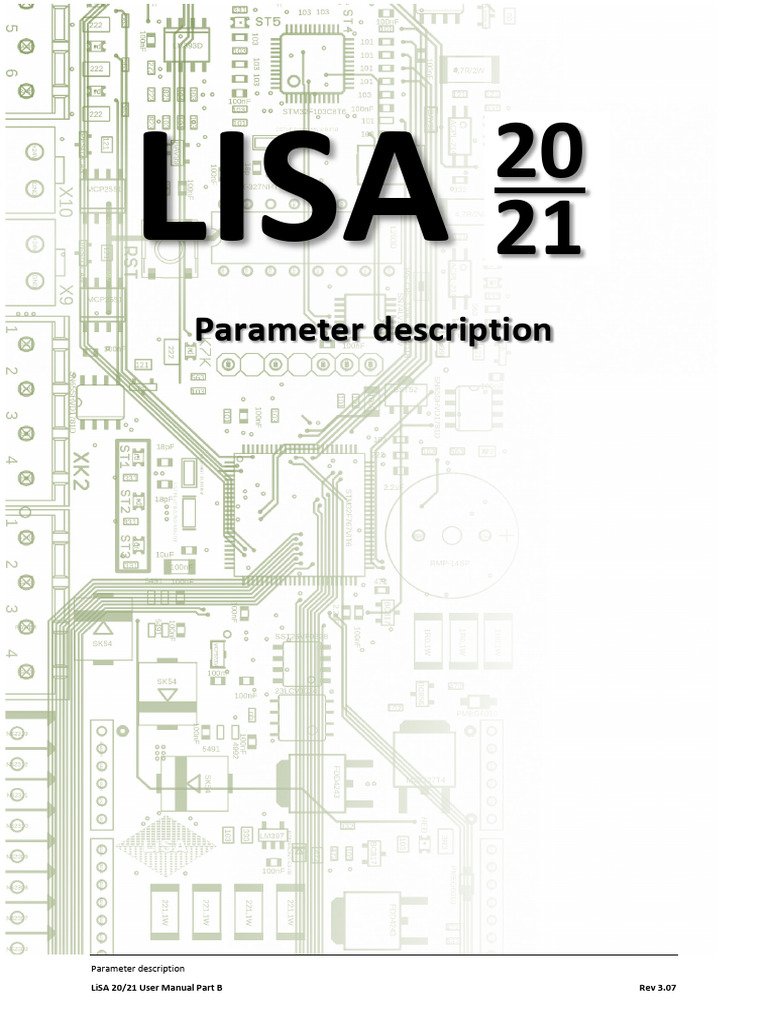 En LiSA20-21 HB Teil B R307 | PDF | Parameter (Computer Programming ...