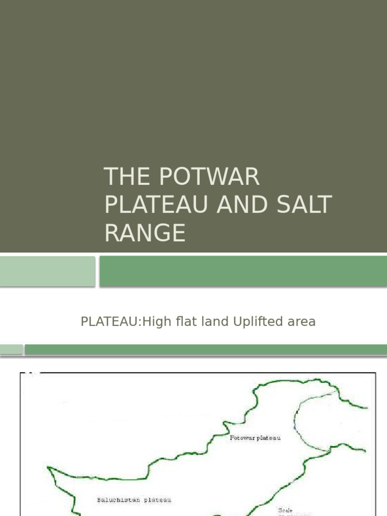 Potwar Plateau and Salt Range Overview | PDF