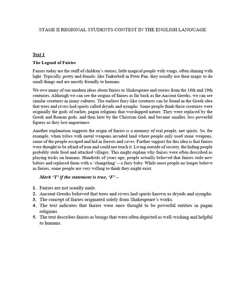 Читання - 11th grade | PDF | Code | Fairies