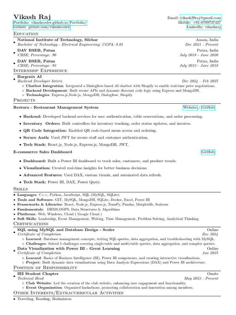 Backend Developer Internship at Bargenix | PDF | Databases | My Sql