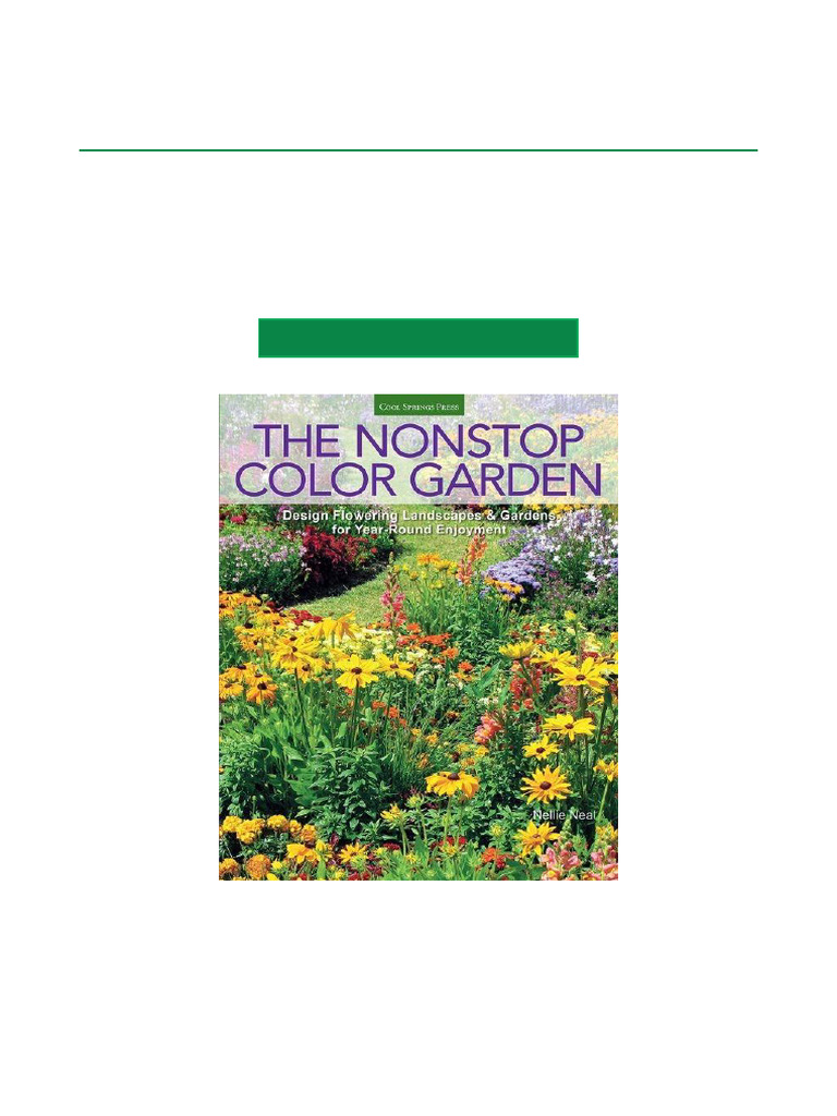 Popular Now The Nonstop Color Garden Design Flowering Landscapes ...