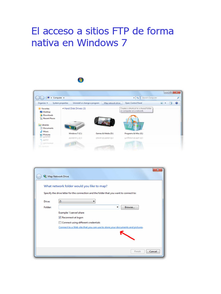 FTP Desde El Navegador | PDF | Protocolo de transferencia de archivos ...