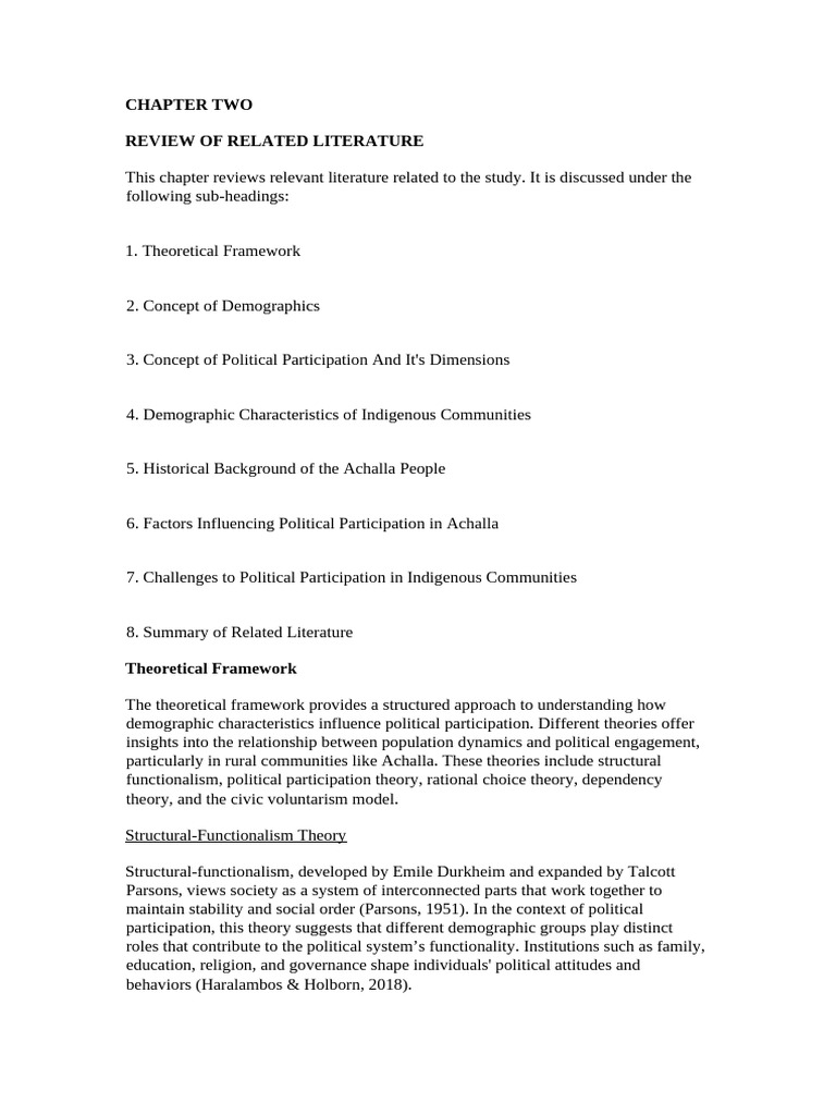 Project Chapter 2 | PDF | Governance | Human Migration
