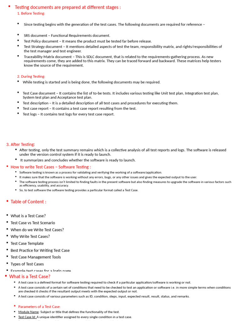 Test Case Development - 6th | PDF | Software Testing | Software Engineering