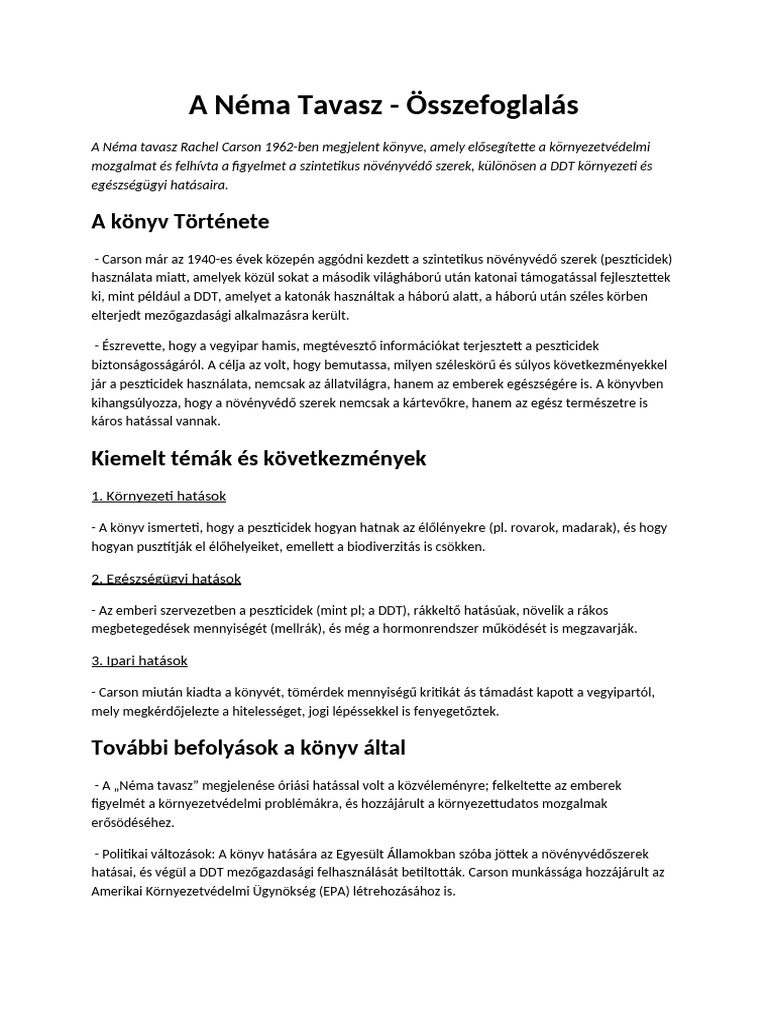 Silentspring | PDF