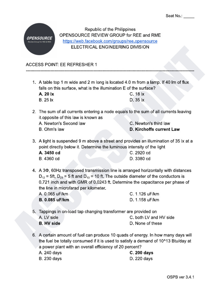 Access Point - Ee Refresher 1 | PDF