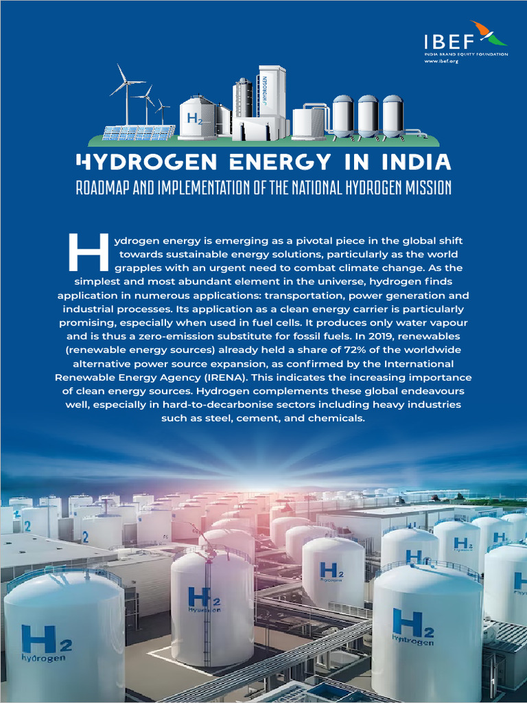 India's Green Hydrogen Mission 2030 | PDF | Renewable Energy | Climate ...