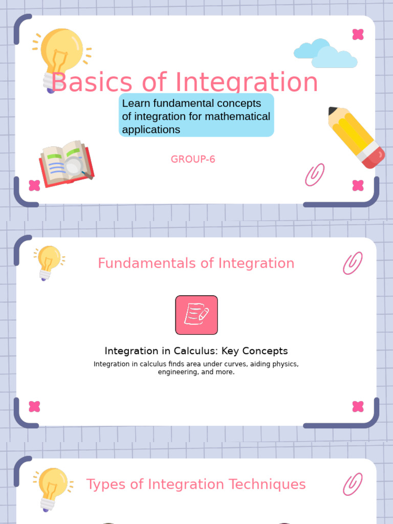 Fundamentals of Integration Techniques | PDF | Integral | Calculus