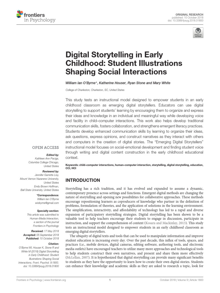 Empowering Young Voices through Digital Storytelling | PDF ...