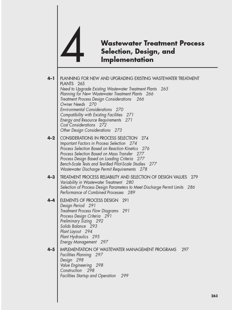 Wastewater Treatment Design and Planning | PDF | Sewage Treatment ...