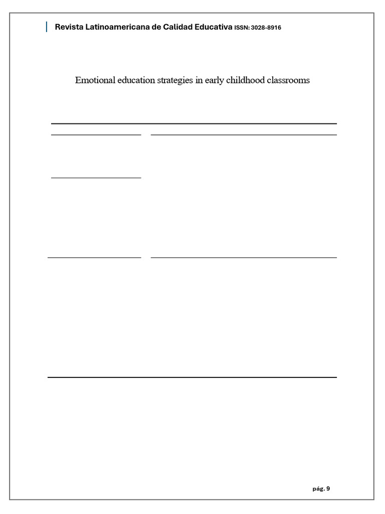 Estrategias de Educación Emocional Infantil | PDF | Las emociones ...