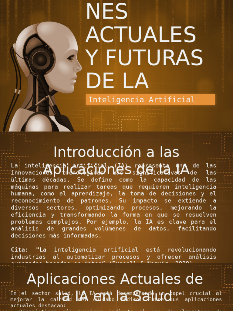 Aplicaciones de la IA en Salud y Educación | PDF | Inteligencia ...