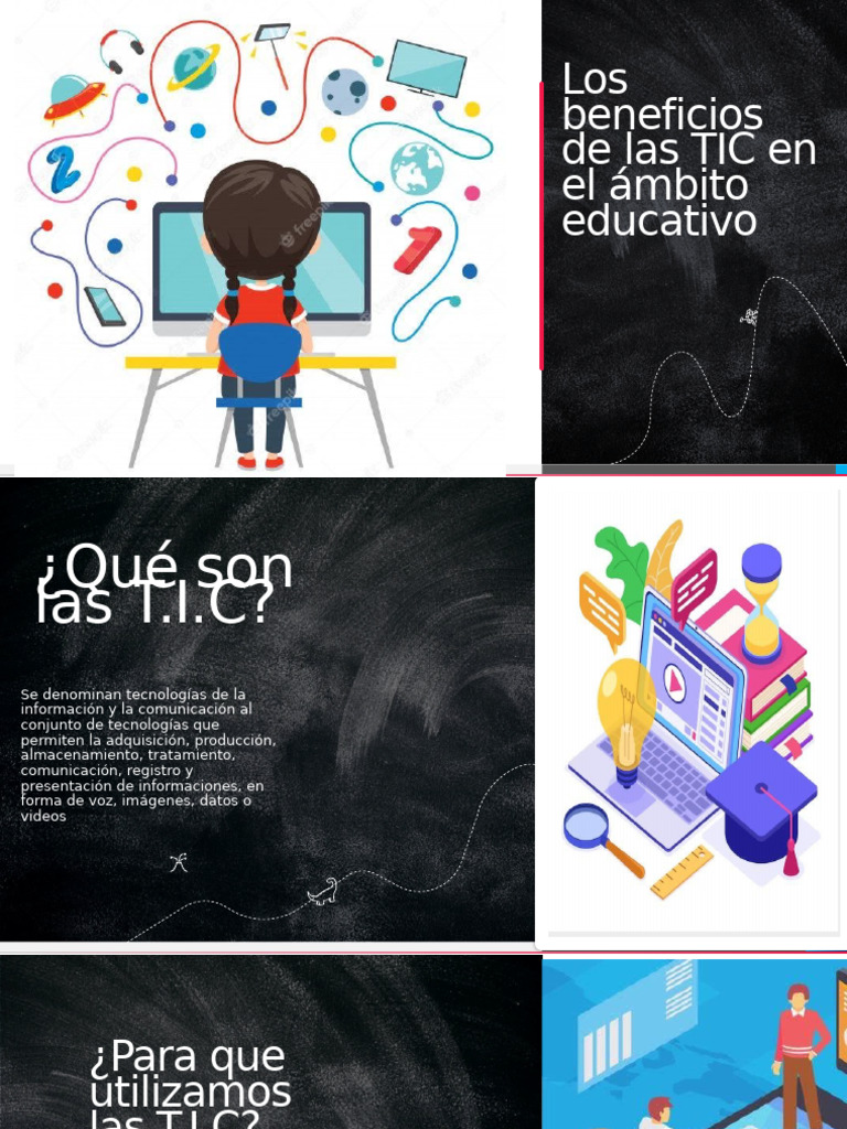 Los Beneficios de Las TIC en El Ámbito Educativo | PDF