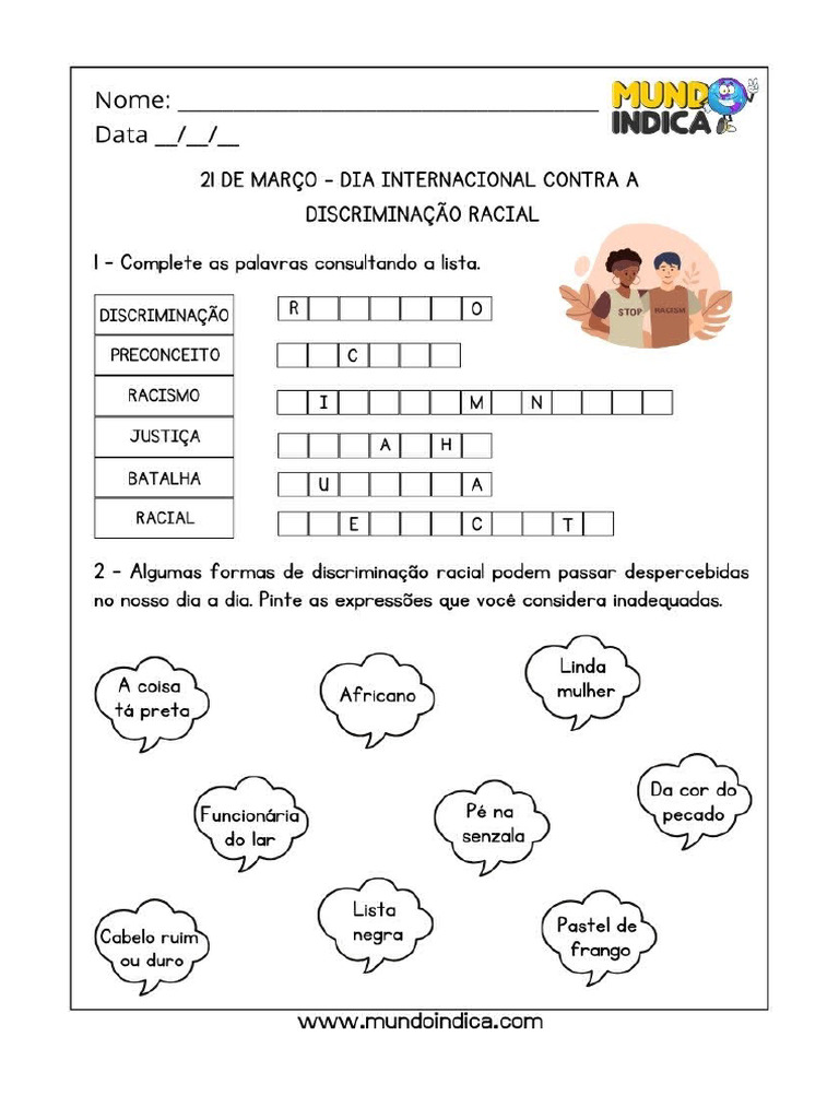 Discrimi Nação Racial | PDF