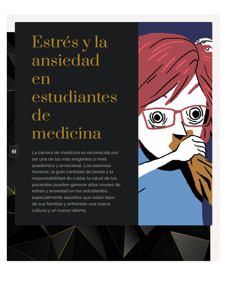Estrés y La Ansiedad en Estudiantes de Medicina | PDF | Estrés ...