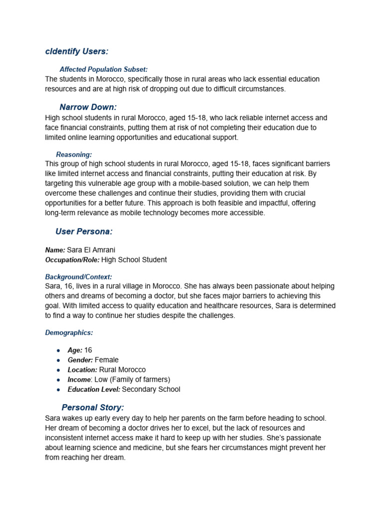 User Persona | PDF