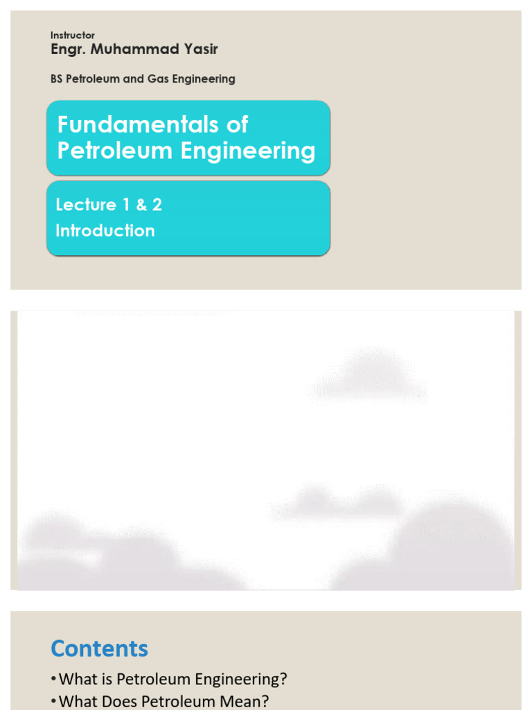 Introduction to Petroleum Engineering | PDF | Petroleum | Distillation