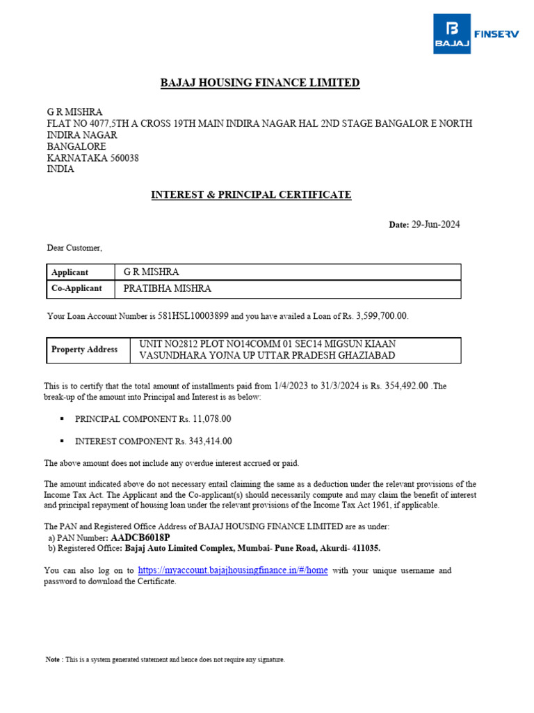 Interest C 581HSL10003899 | PDF