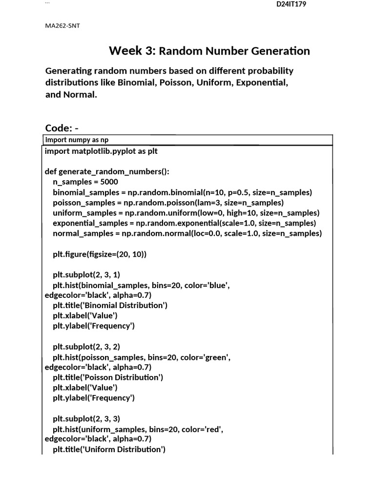 Practical 3 | PDF